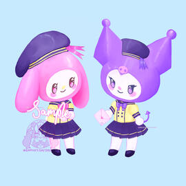 My Melody and Kuromi